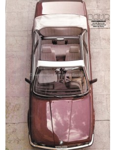 1983 BMW 3 SERIES BAUR TOPCABRIOLET BROCHURE DUITS