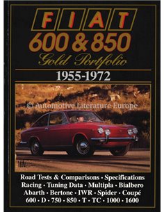 FIAT - 600 & 850 - GOLD PORTFOLIO - BROOKLANDS - BOOK