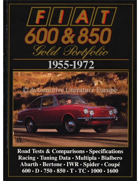 FIAT - 600 & 850 - GOLD PORTFOLIO - BROOKLANDS - BOOK