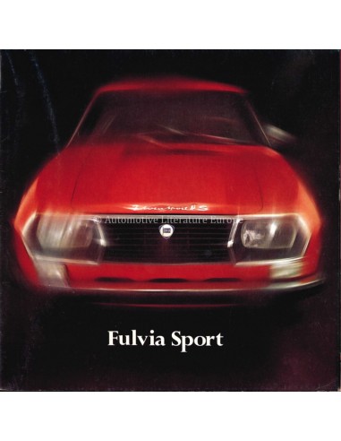 1971 LANCIA FULVIA SPORT ZAGATO PROSPEKT