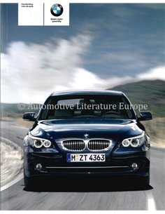 2008 BMW 5ER BETRIEBSANLEITUNG NIEDERLÄNDISCH