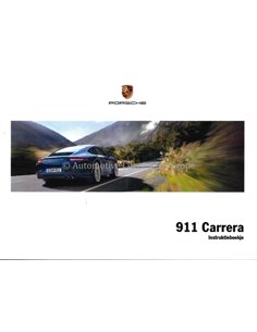 2012 PORSCHE 911 CARRERA BETRIEBSANLEITUNG NIEDERLANDISCH