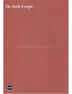 1980 AUDI COUPE BROCHURE NEDERLANDS