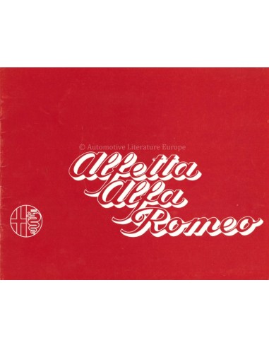 1973 ALFA ROMEO ALFETTA BROCHURE FRANS