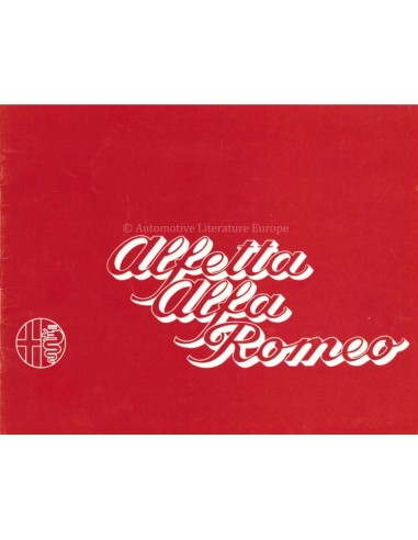 1973 ALFA ROMEO ALFETTA BROCHURE FRENCH