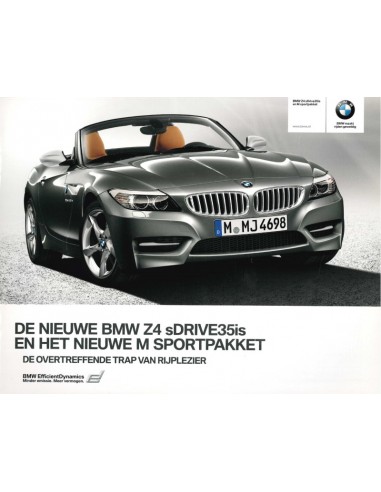 2009 BMW Z4 SDRIVE35IS BROCHURE DUTCH