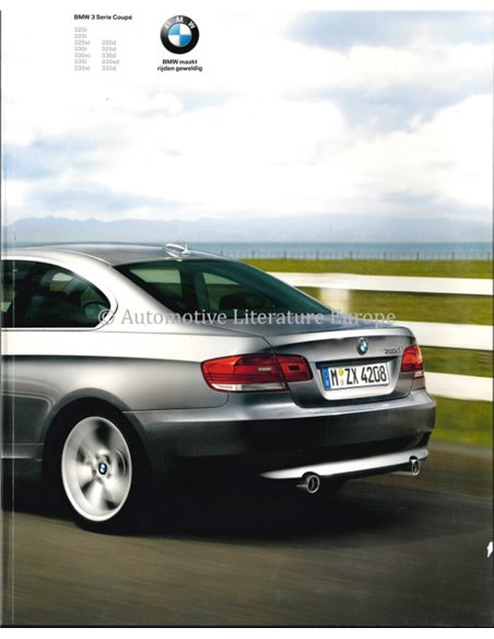 2007 BMW 3 SERIE COUPÉ BROCHURE NEDERLANDS