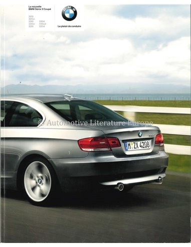 2006 BMW 3 SERIES COUPÉ BROCHURE FRENCH