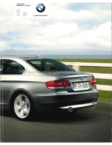 2006 BMW 3ER COUPÉ PROSPEKT FRANZÖSISCH