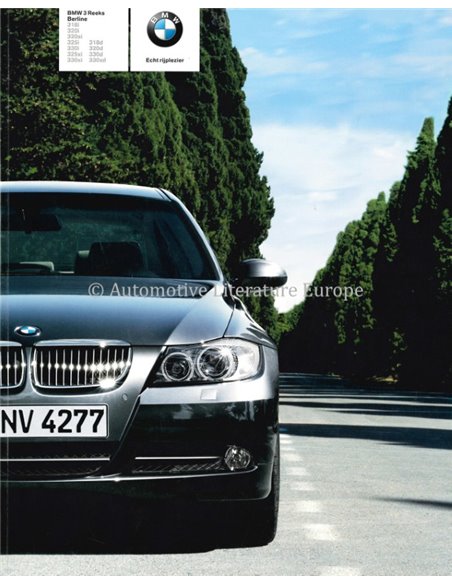 2006 BMW 3 SERIES SALOON BROCHURE DUTCH