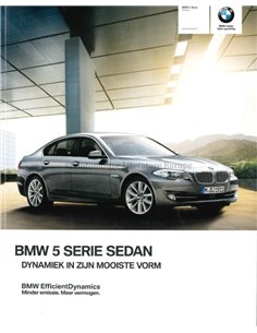 2011 BMW 5ER LIMOUSINE PROSPEKT NIEDERLANDISCH