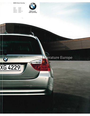 2007 BMW 3ER TOURING PROSPEKT NIEDERLÄNDISCH