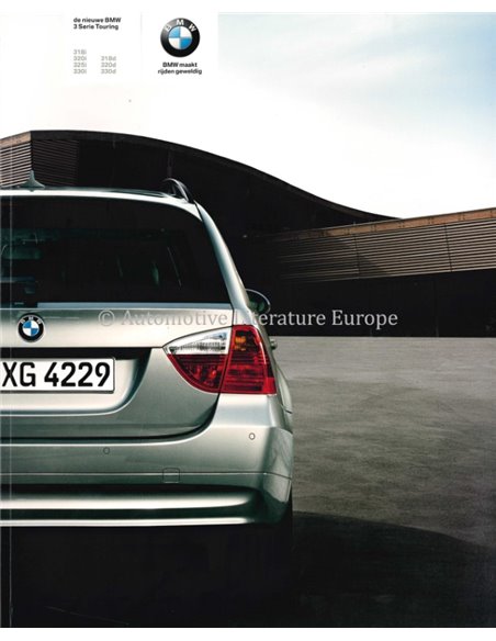 2006 BMW 3ER TOURING PROSPEKT NIEDERLÄNDISCH