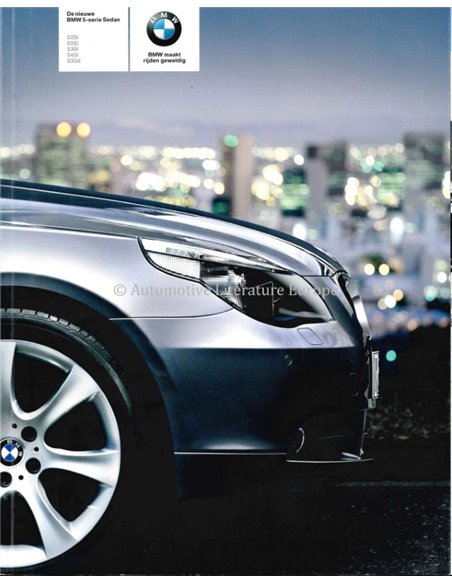 2003 BMW 5 SERIE SEDAN BROCHURE NEDERLANDS