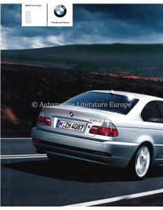 2004 BMW 3ER COUPÉ PROSPEKT DEUTSCH