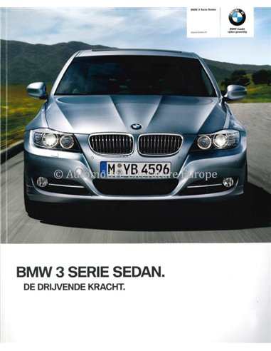 2008 BMW 3 SERIE SEDAN BROCHURE DUITS