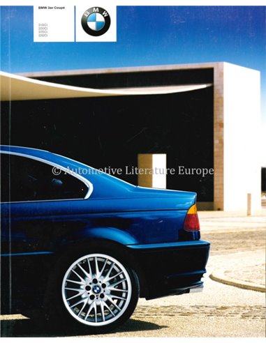 2001 BMW 3 SERIE COUPÉ BROCHURE DUITS