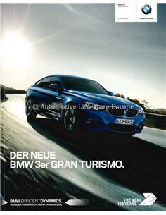 2016 BMW 3ER GRAN TURISMO PROSPEKT DEUTSCH