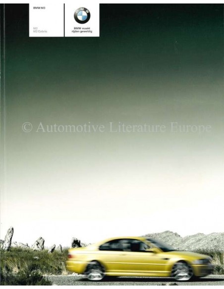 2004 BMW M3 BROCHURE ENGELS