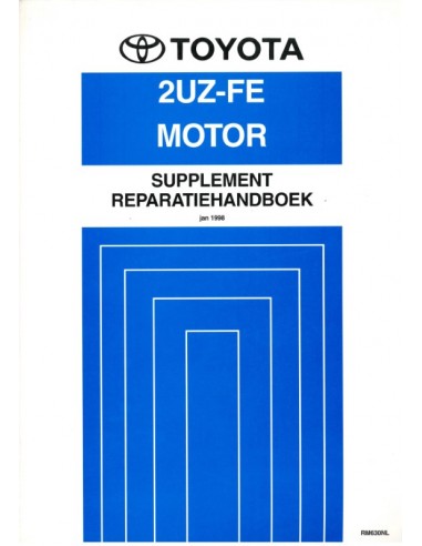 1998 TOYOTA LAND CRUISER 2UZ-FE ENGINE REPAIR MANUAL DUTCH