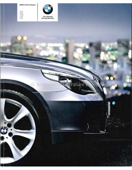 2005 BMW 5ER LIMOUSINE PROSPEKT ENGLISH (AUS)