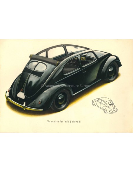 1938 KDF WAGEN PROSPEKT DEUTSCH