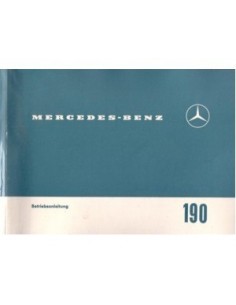 1963 MERCEDES BENZ 190 C INSTRUCTIEBOEKJE DUITS