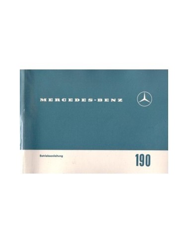 1963 MERCEDES BENZ 190 C INSTRUCTIEBOEKJE DUITS