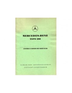 1956 MERCEDES BENZ 190 INSTRUCTIEBOEKJE SPAANS