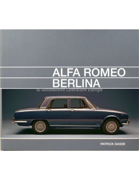 ALFA ROMEO - BERLINA - PATRICK DASSE - BOOK