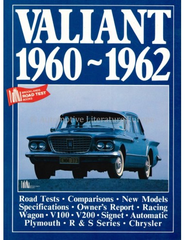 VALIANT 1960-1962 - BROOKLANDS ROAD...
