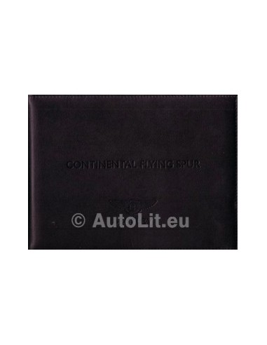 2005 BENTLEY CONTINENTAL FLYING SPUR INSTRUCTIEBOEKJE ENGELS