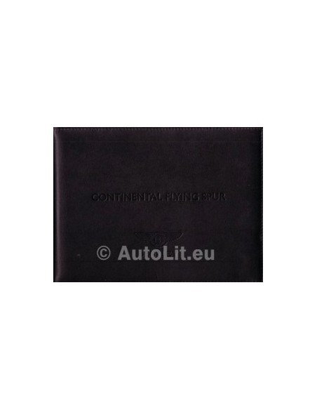 2005 BENTLEY CONTINENTAL FLYING SPUR INSTRUCTIEBOEKJE ENGELS