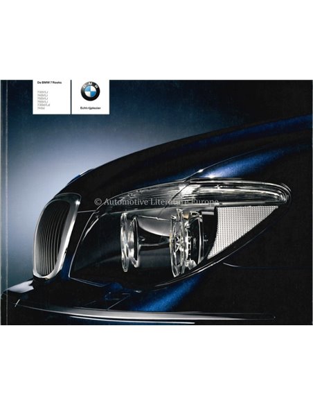 2005 BMW 7ER PROSPEKT NIEDERLANDISCH