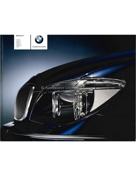 2005 BMW 7 SERIE BROCHURE FRANS