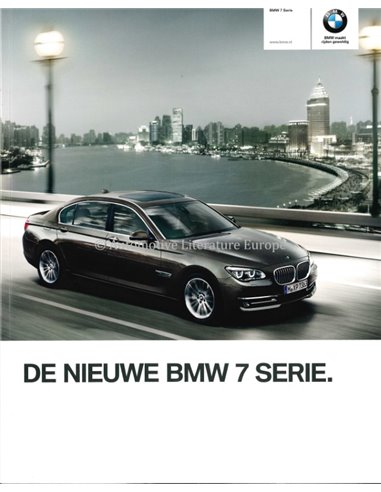 2012 BMW 7ER PROSPEKT NIEDERLANDISCH