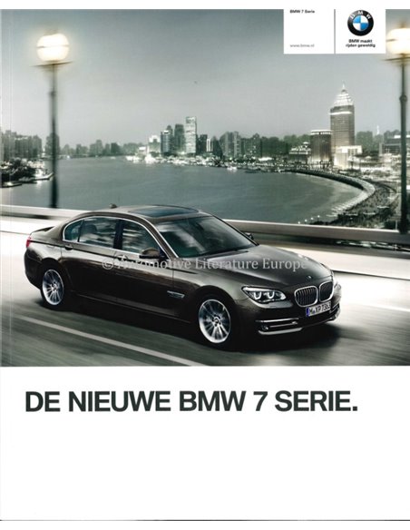 2012 BMW 7 SERIES BROCHURE DUTCH
