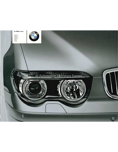 2003 BMW 7 SERIES BROCHURE DUTCH