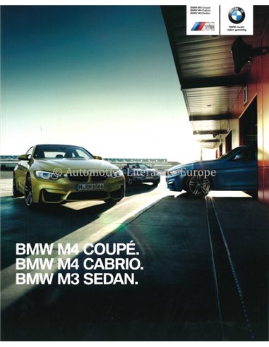 2016 BMW M3 | M4 BROCHURE GERMAN