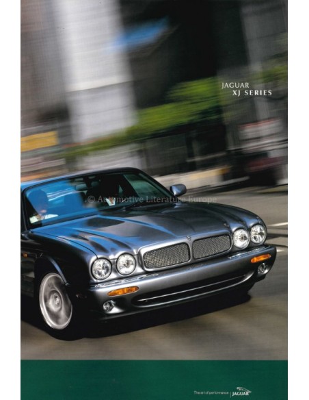 2002 JAGUAR XJ BROCHURE DUTCH