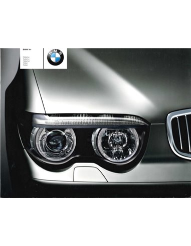 2002 BMW 7ER PROSPEKT DEUTSCH