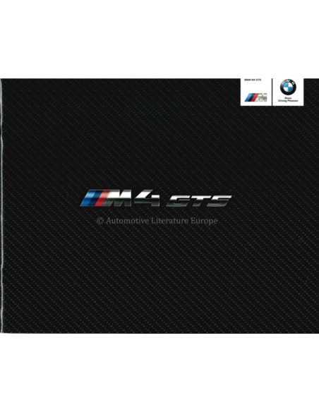 2015 BMW M4 GTS PROSPEKT ENGLISCH