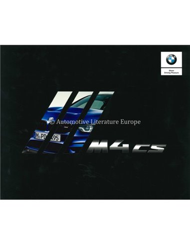 2017 BMW M4 CS BROCHURE ENGELS