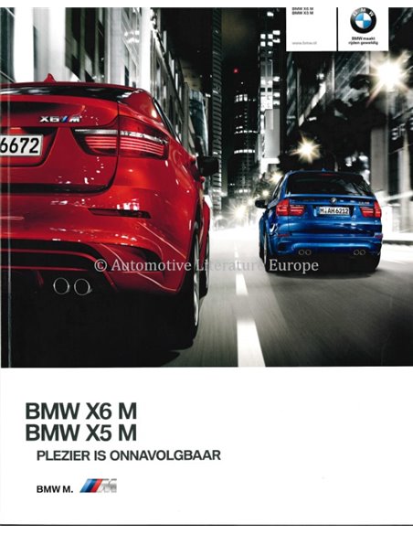 2010 BMW X5 M & X6 M BROCHURE DUTCH