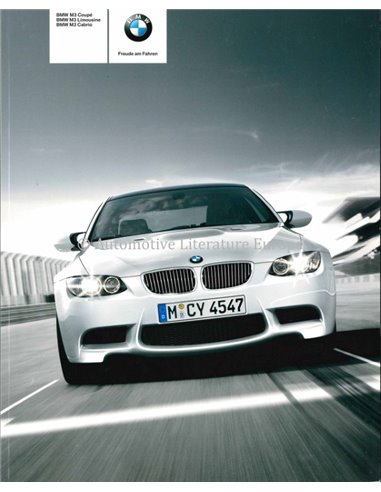 2008 BMW M3 COUPE | SEDAN | CABRIOLET BROCHURE DUITS