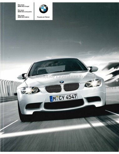 2008 BMW M3 COUPE | SALOON | CONVERTIBLE BROCHURE GERMAN