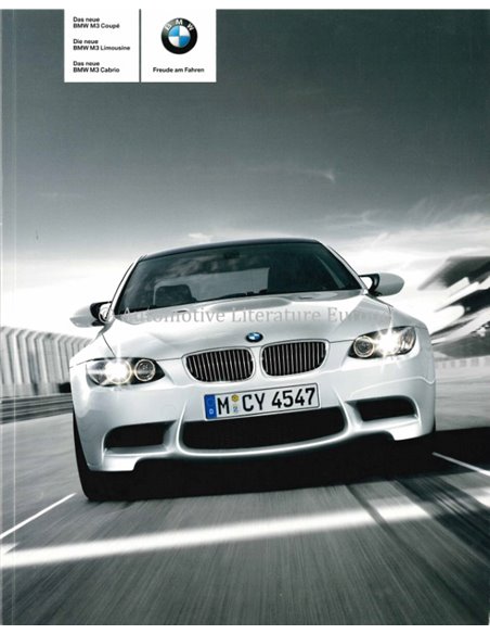 2008 BMW M3 COUPE | SALOON | CONVERTIBLE BROCHURE GERMAN