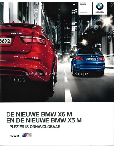 2010 BMW X5 M & X6 M PROSPEKT DEUTSCH