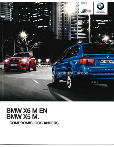 2012 BMW X5 M & X6 M BROCHURE DUTCH