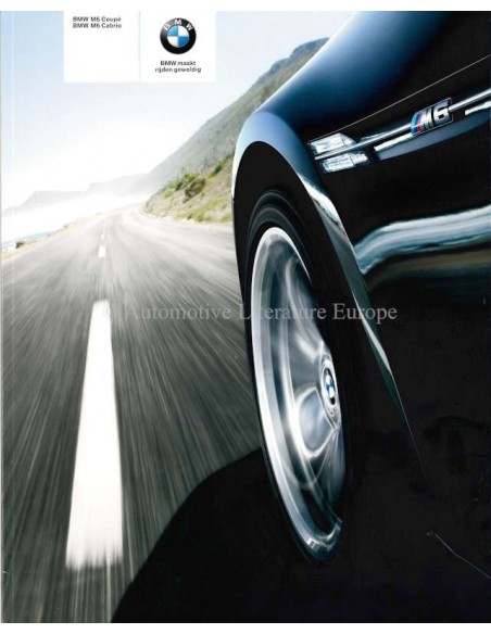 2008 BMW M6 PROSPEKT NIEDERLÄNDISCH